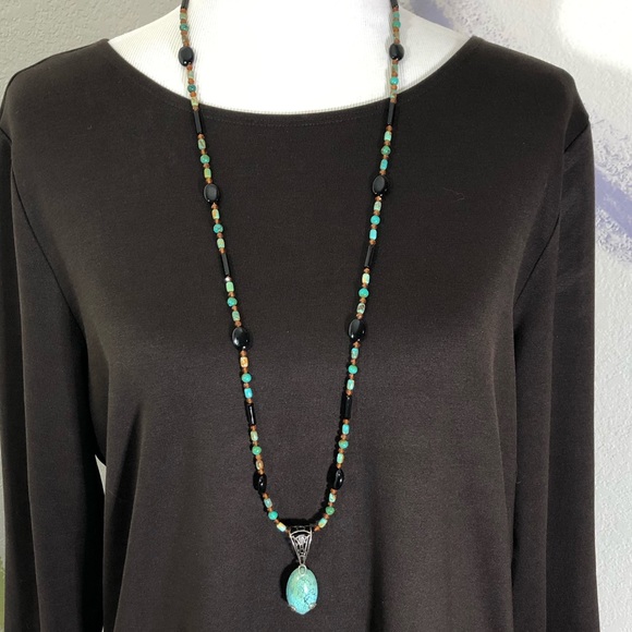 AD LOPEZ 37” Necklace with Pendant - Picture 3 of 7